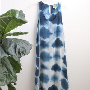 C & C California Tie Dye Maxi Dress w/ pockets Sz: M
